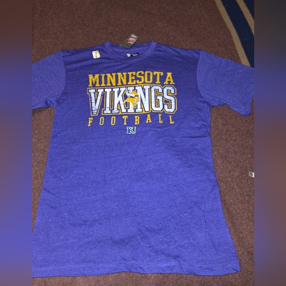 NFL Other - Minnesota Vikings NFL Team Apparel T-Shirt Men's Size Large New, Tags Riped